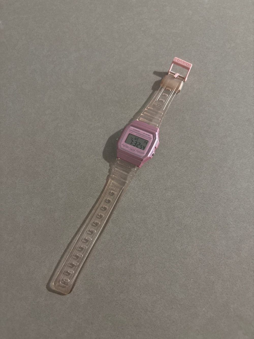 Casio pink rose gold bush watch